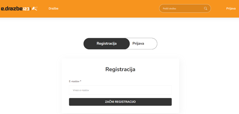 Registracija v portal