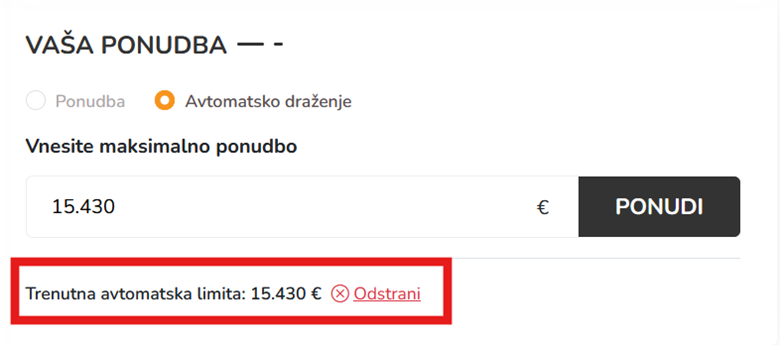 Avtomatsko draženje